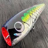 Reef Original Handmade Wood Lure - Swimming Popper 140 (Heavy Hook Type)