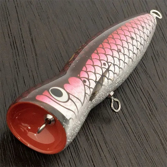 Reef Original Handmade Wood Lure - Slim Popper 110 (Heavy Hook Type)