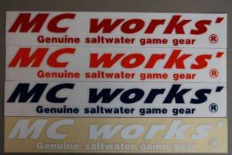 Mc Works Stickers CUTTING DECALS - Long Type