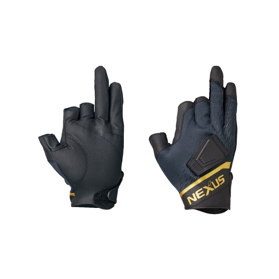 Shimano Nexus Windproof Magnetic Gloves GL-112V (Three Fingers Out)