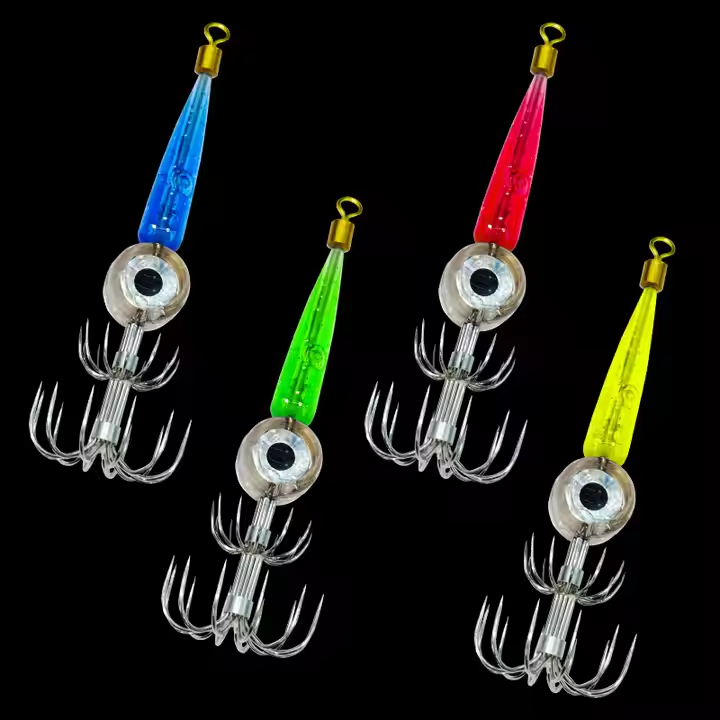 Dlyfull LED Luminous Squid Hook DF9527