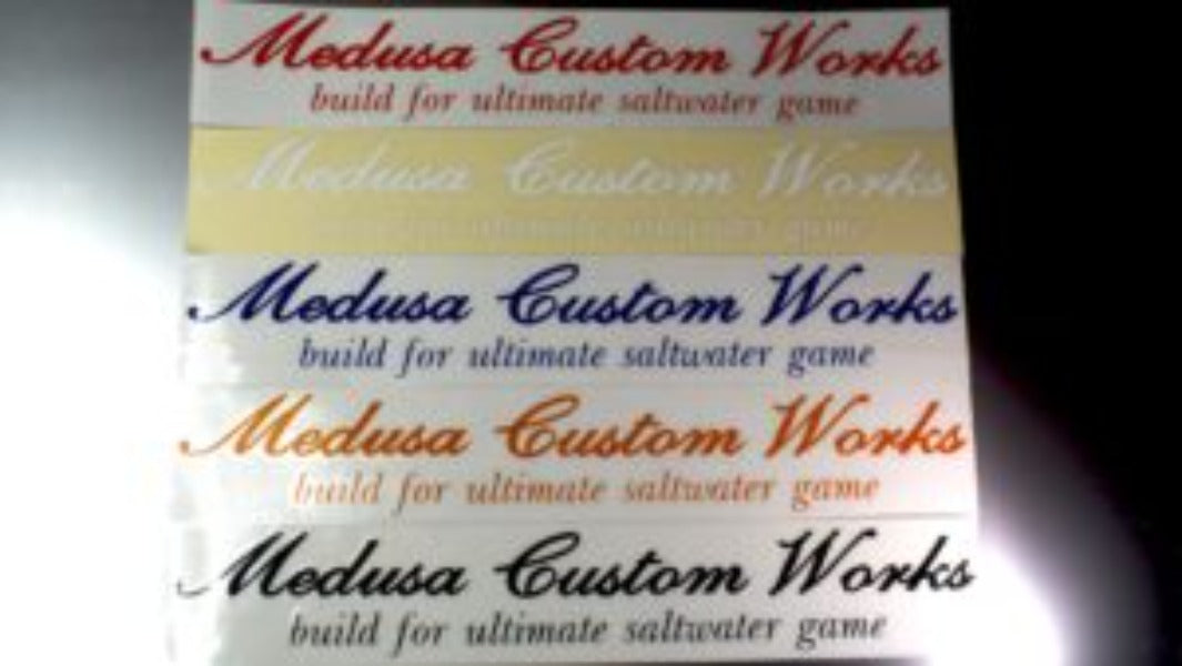 Mc Works Stickers CUTTING DECALS - MEDUSA Font Type