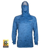 Shimano Hooded Tech Tee - Wave Dot Camo