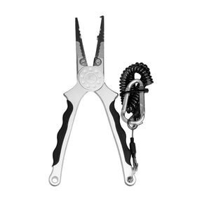 Gamakatsu Aluminum Pliers LUXXE 175 Rubber Grip LE2480
