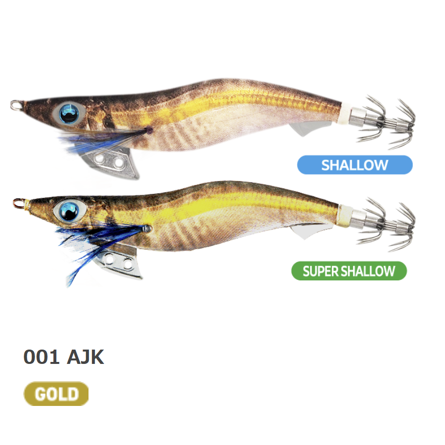 Yamashita Egi-Oh K Super Shallow Squid Jig #3.5 (+ KEIMURA + NEONBRIGH