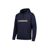 Shimano HOODED TECH TEE - WAVE PATTERN NAVY