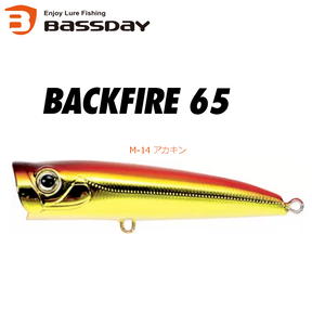 BASSDAY Backfire Popper 65mm