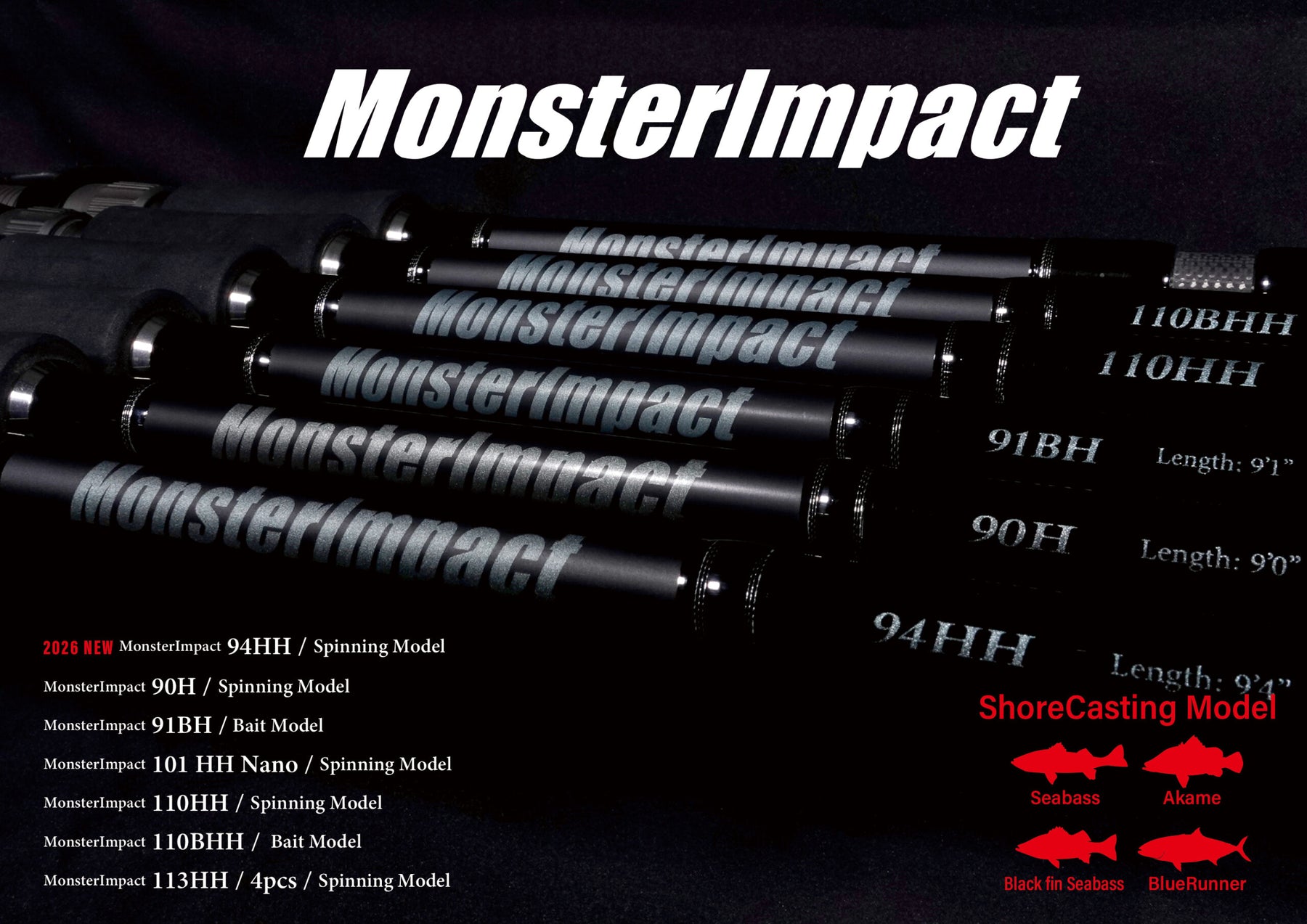 26 Ripple Fisher MonsterImpact 94HH Spinning model