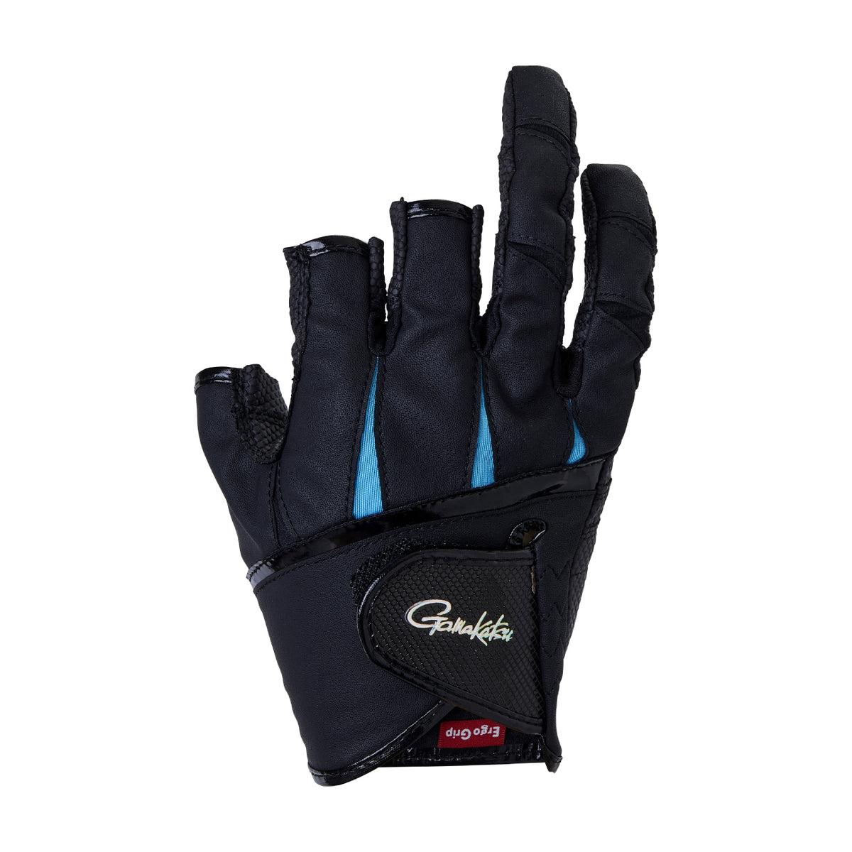 Gamakatsu Ergo Grip Fishing Gloves (3 Cuts) GM7295 - ATTENDER Color