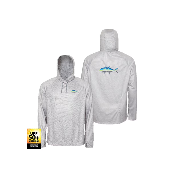 Shimano GREY GT HOODED TECH TEE