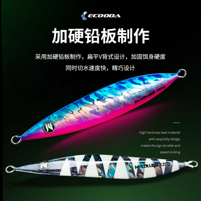 Ecooda Slow Jigging Metal Jig M-LOLLIGO 200g