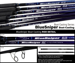 Yamaga Blanks BlueSniper Boat Casting rods