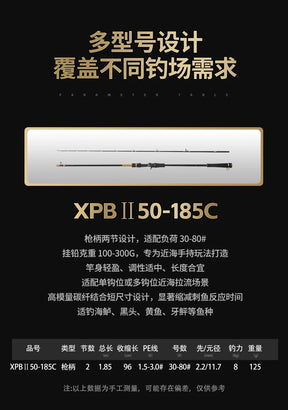 Ecooda Offshore Boat Rod STAR FRAME XPB II 50-185C