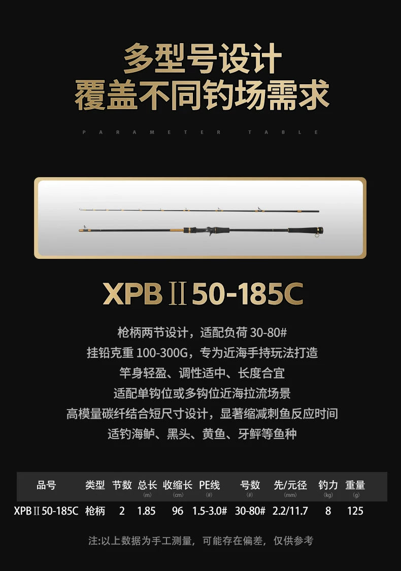Ecooda Offshore Boat Rod STAR FRAME XPB II 50-185C