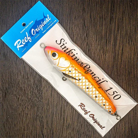 Reef Original Handmade Wood Lure - Sinking Pencil 150