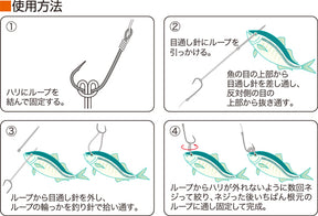 Owner Visible Line Threading Loop for Bait