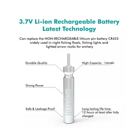 Dlyfull  LIR425 Charger Kit Rechargeable LED Battery