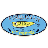 FISHERMAN Sticker Oval GT Popper(B)