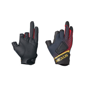 Shimano Nexus Windproof Magnetic Gloves GL-112V (Three Fingers Out)