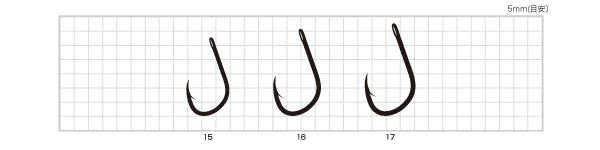 SASAME Iseama BG Ring Eye Hooks DRI22