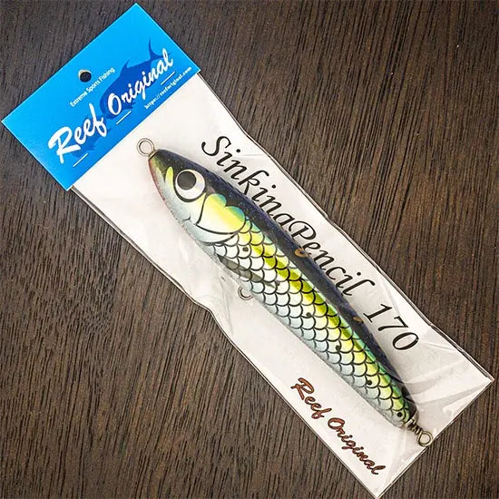 Reef Original Handmade Wood Lure - Sinking Pencil 190