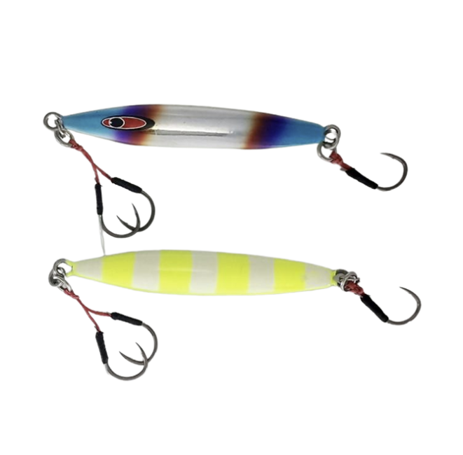 SeaFloor Control Metal Jig Tiny ABYSS - Limited Titan Chart Zebra Glow