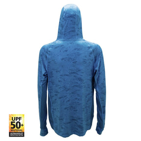 Shimano Hooded Tech Tee - Wave Dot Camo