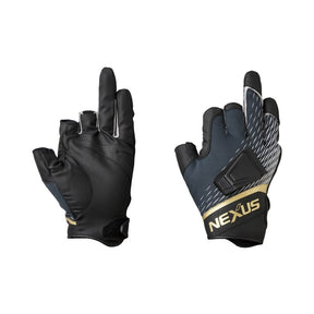 Shimano Nexus Windproof Magnetic Gloves GL-112V (Three Fingers Out)