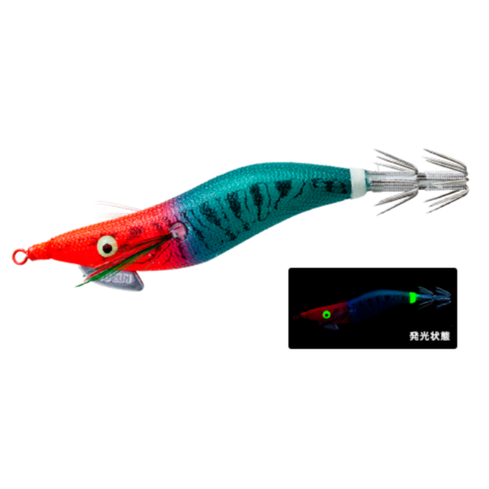 YO-ZURI Squid Fishing Clothed EGI Lure Aurie-Q SEARCH Double Glow