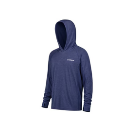 Shimano HOOD TECH TEE - GYOTAKU MARLIN NAVY