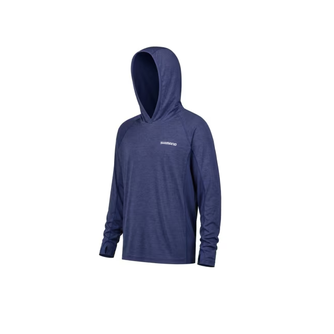 Shimano HOOD TECH TEE - GYOTAKU MARLIN NAVY