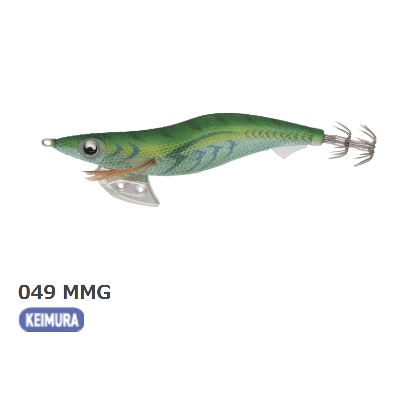 Yamashita Egi-Oh K Squid Jig #3.5（490GLOW + KEIMURA + NEONBRIGHT）