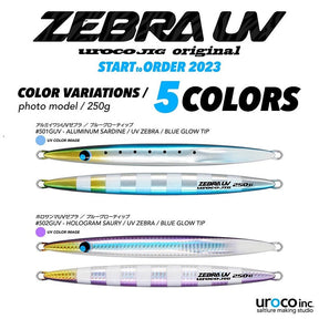 Uroco Jig Original Zebra UV Color 400g