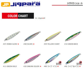 Major Craft Jigpara Short Slow Fall Metal Jig 50g