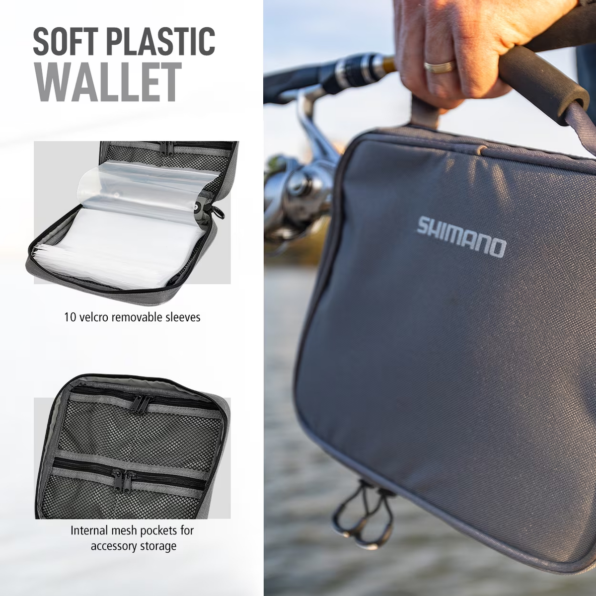 Shimano Soft Plastic Tackle Wallet