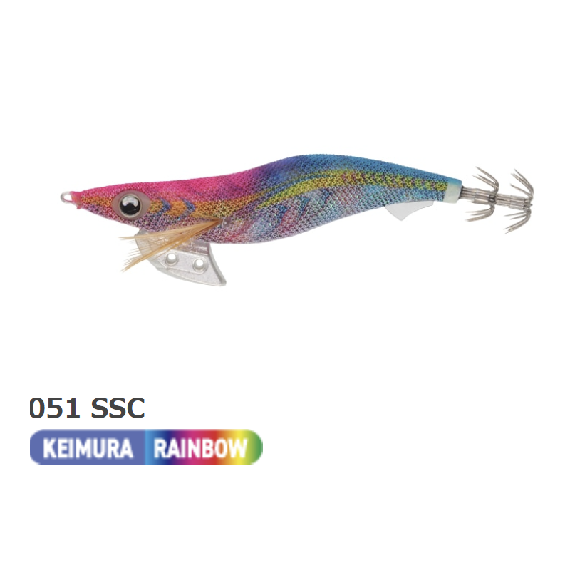 Yamashita Egi-Oh K Squid Jig #3.5（490GLOW + KEIMURA + NEONBRIGHT）