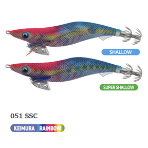 Yamashita Egi-Oh K Super Shallow Squid Jig #3.5 (+ KEIMURA + NEONBRIGHT)