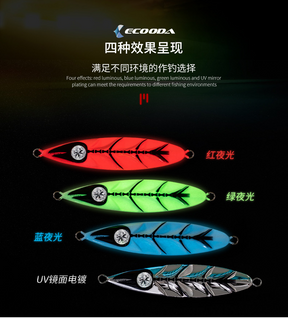 Ecooda Slow Jigging Metal Jig Corvus 150g