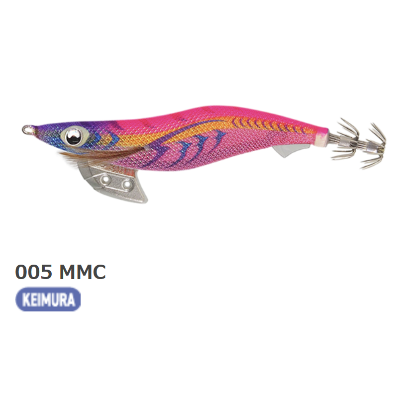 Yamashita Egi-Oh K Squid Jig #3.5（490GLOW + KEIMURA + NEONBRIGHT）