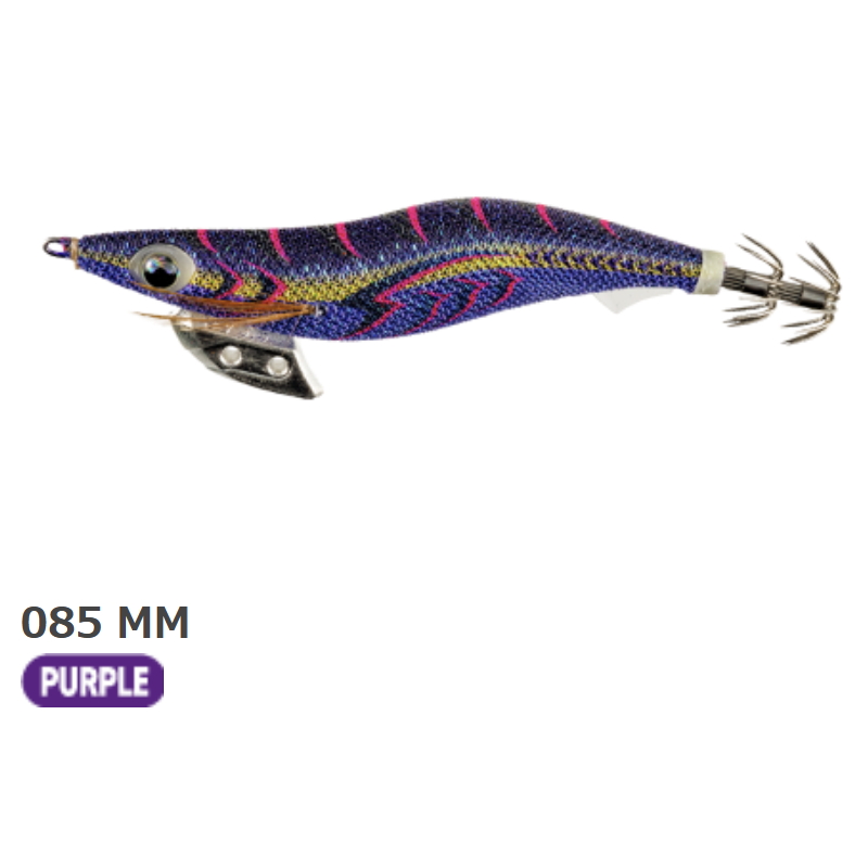 Yamashita Egi-Oh K Squid Jig Size #3.0 (490GLOW + KEIMURA + NEONBRIGHT)