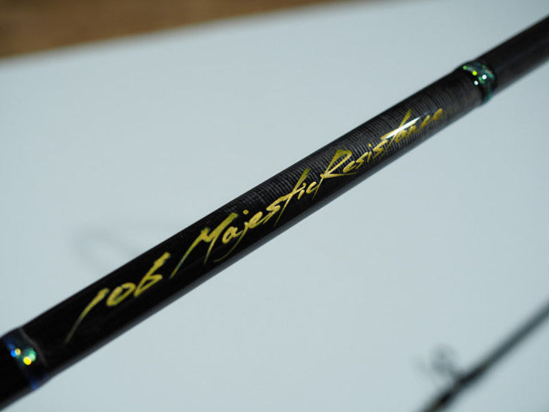 TRUTH JAPAN Spinning Rod BlackDimension 106 Custom Rod - Black&Gold/Abalone