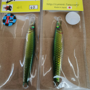 CURRENT Handmade METAL JIG ZAKO Flat Type 40g