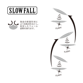 Major Craft Hairtail Slow Fall Metal jig 80g