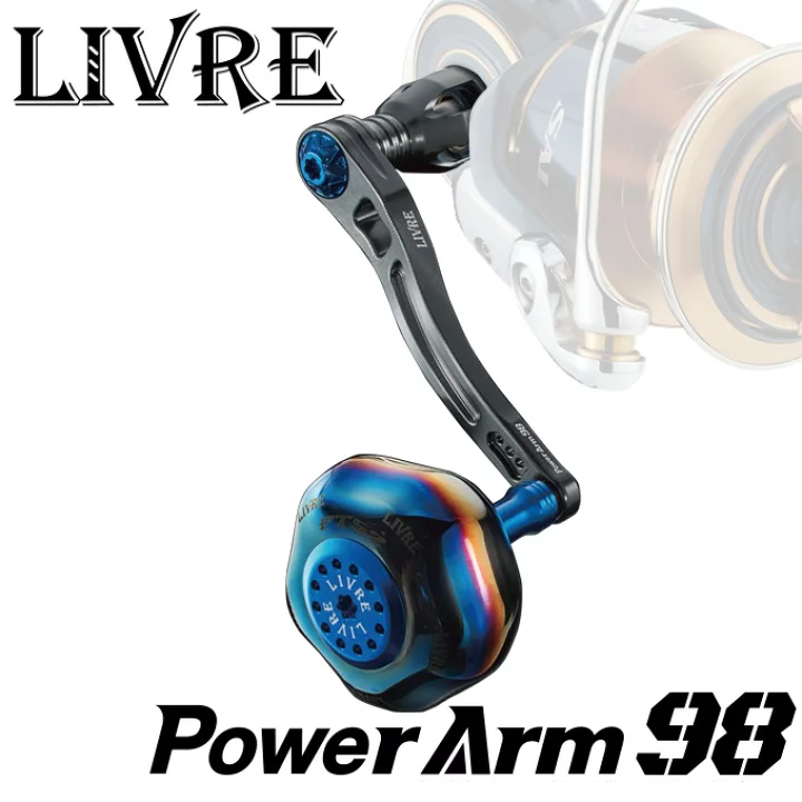 Livre Spinning Custom Handle POWER ARM 98 for Shimano 8000 - 14000 (Left Handle)