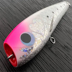 Reef Original Handmade Wood Lure - Swimming Popper 120 (Heavy Hook Type)