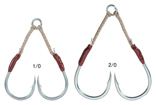 Gamakatsu GA059 Vertical Limit Double Assist Hook - 4/0 Size, 30mm, 2 Pairs (Normal)