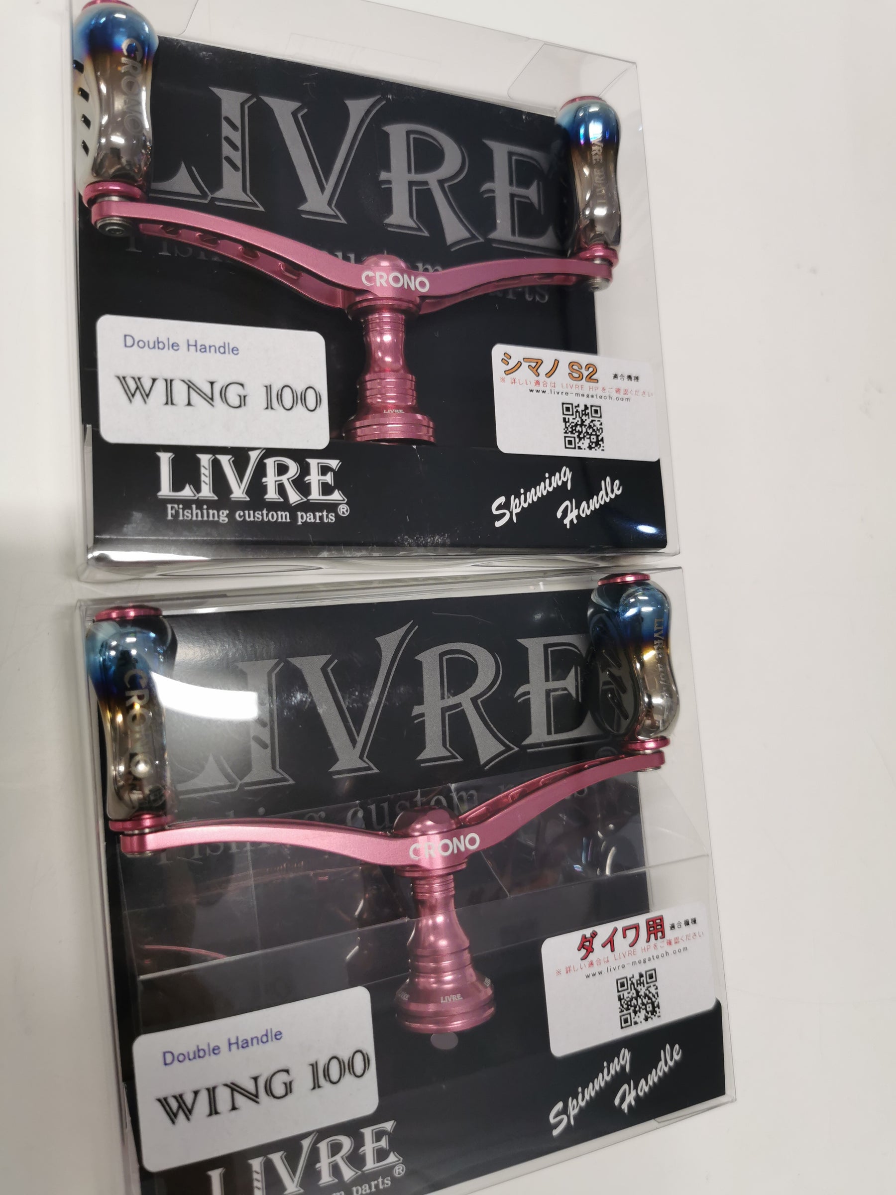 CRONO×LIVRE Double Handle WING 100 fino PINK Limited