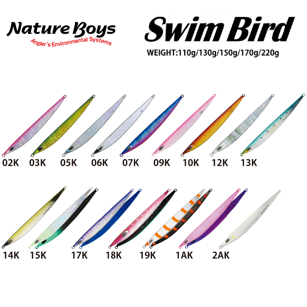 Nature Boys Metal jig Swim Bird 130g