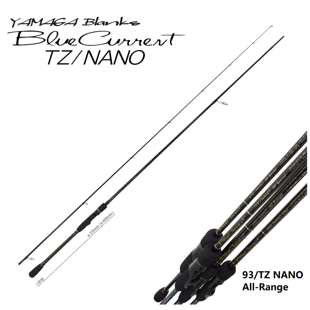 ロッド p Blue Current 93/TZ NANO All-Range Yamaga Blanks BlueCurrent 93 TZ Nano All-Range