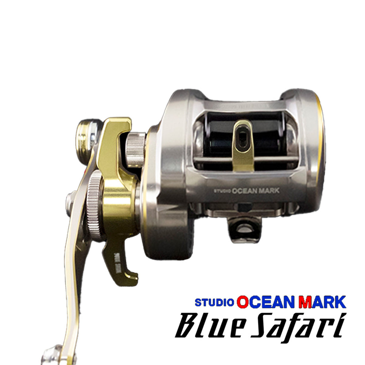 STUDIO OCEAN MARK (S.O.M) BAITCASTING REEL BLUE SAFARI